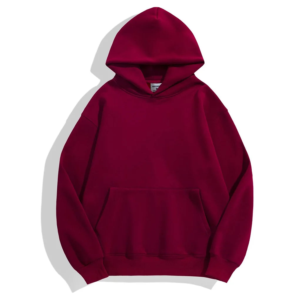 Plus Velvet Hooded Sweater