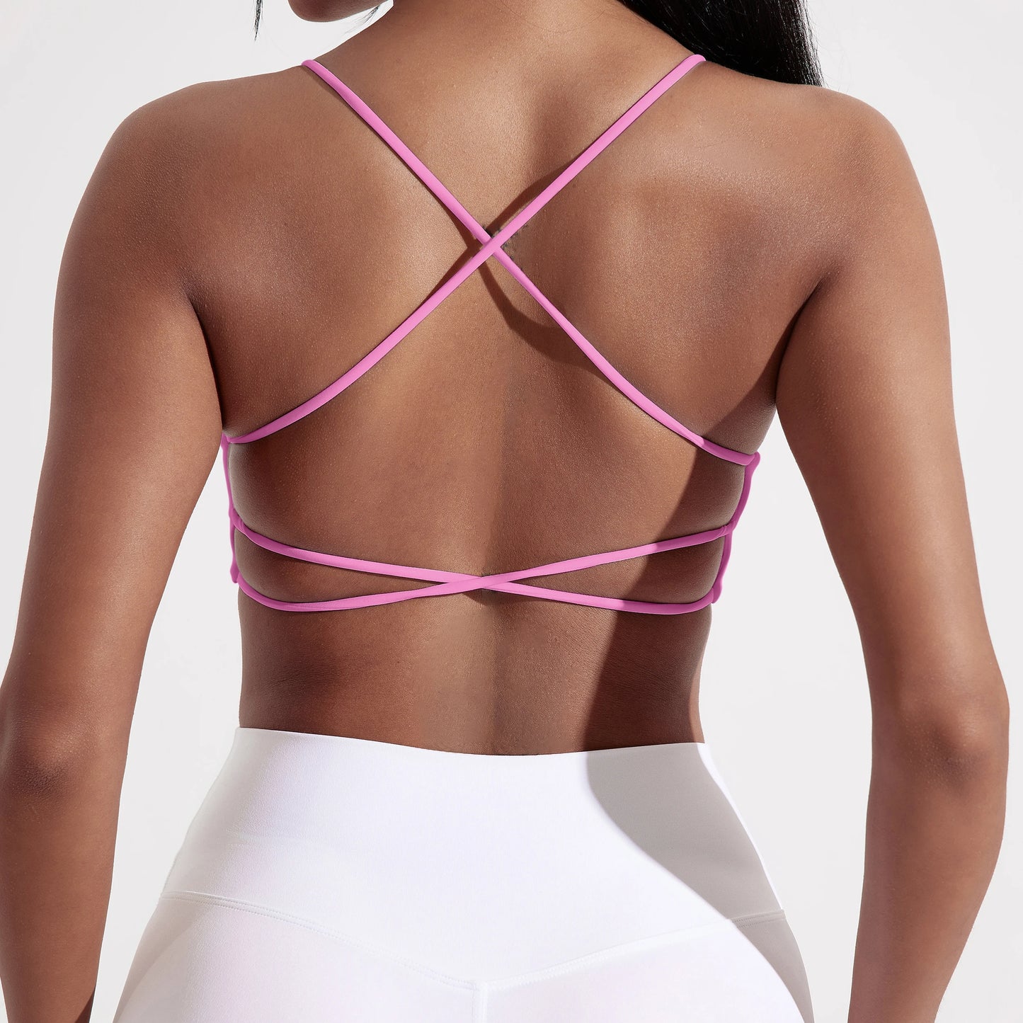 Cross Back Straps Fitness Bra