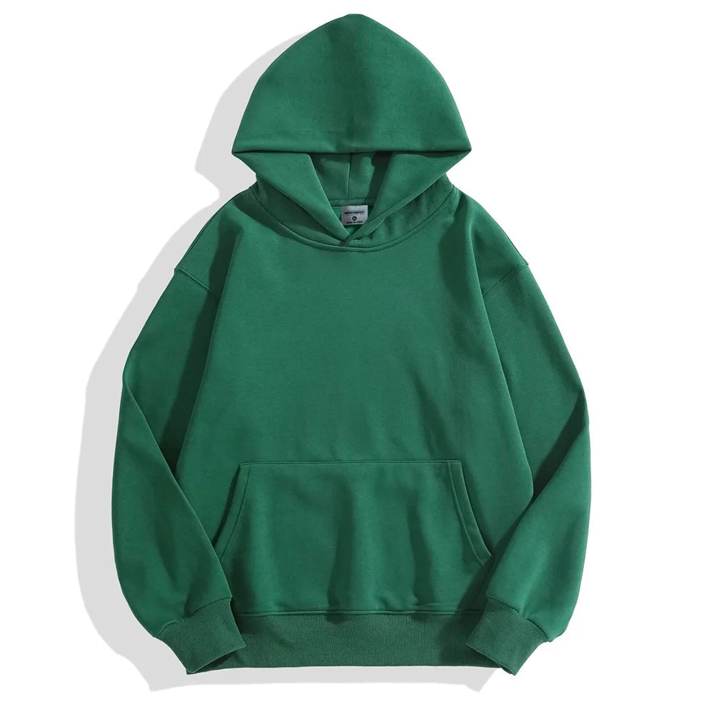 Plus Velvet Hooded Sweater