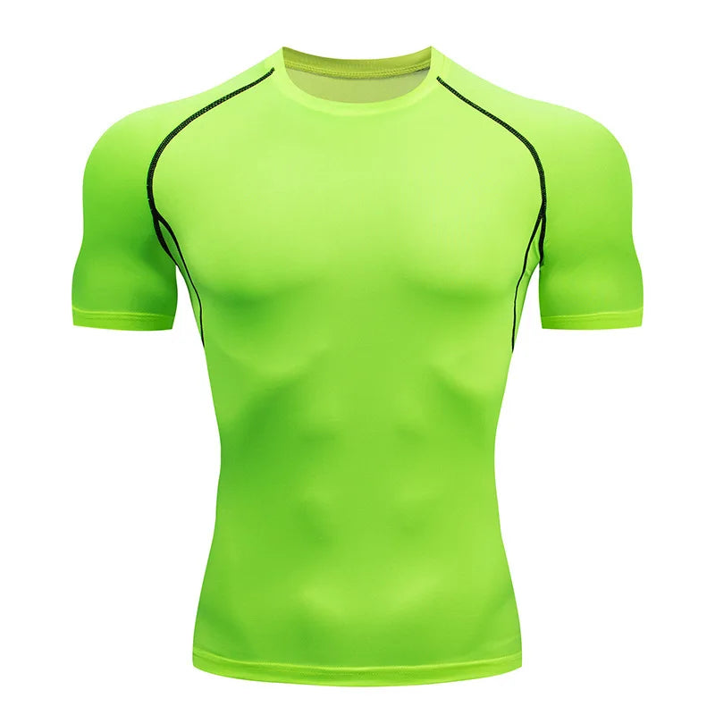 Men Compression Running T Shirt