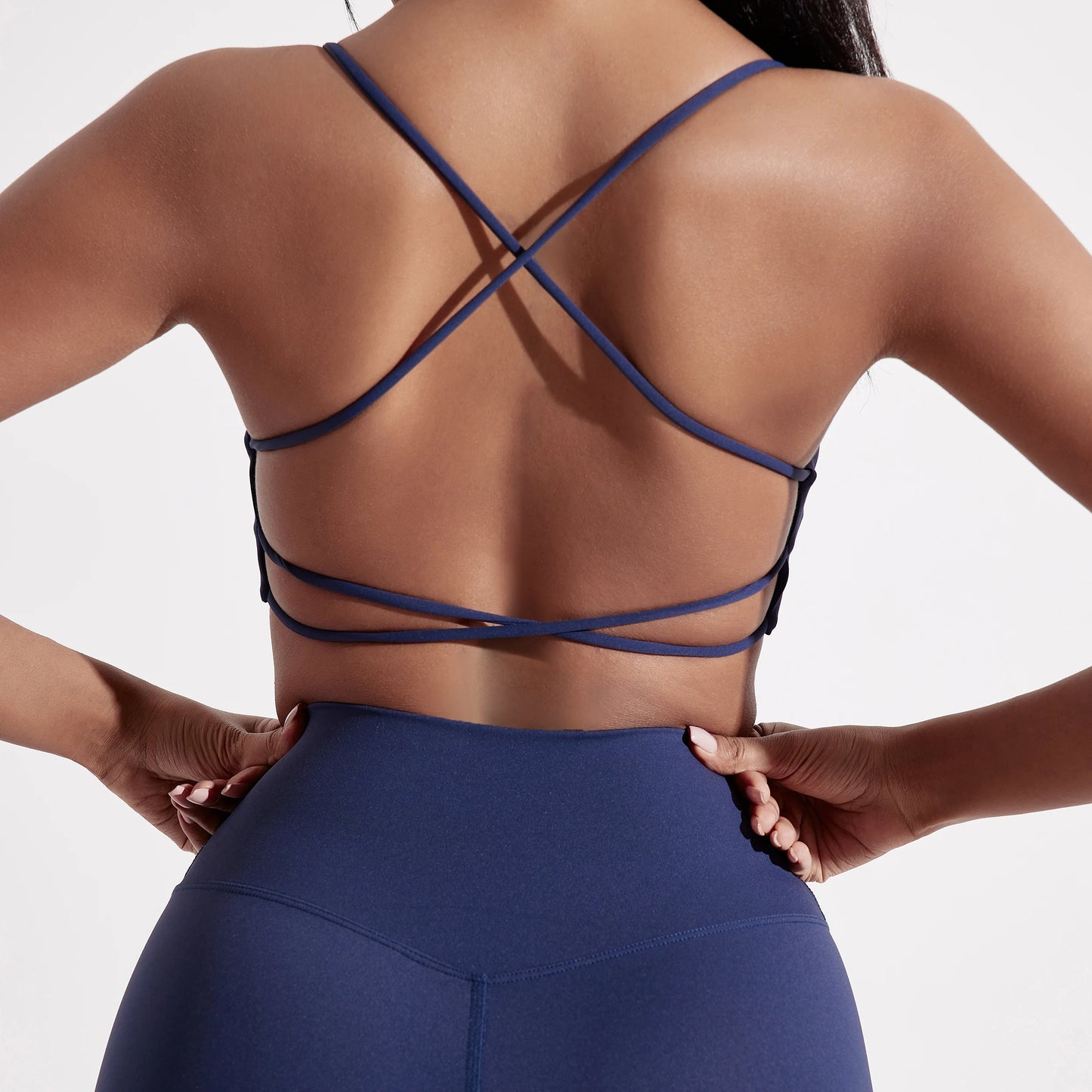 Cross Back Straps Fitness Bra