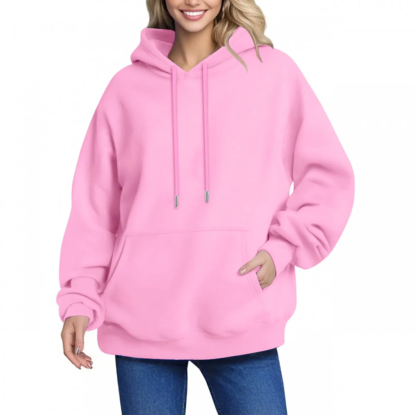 Plain Fleece Hoodies Unisex Wholesale Fashion Pullover Hoodies