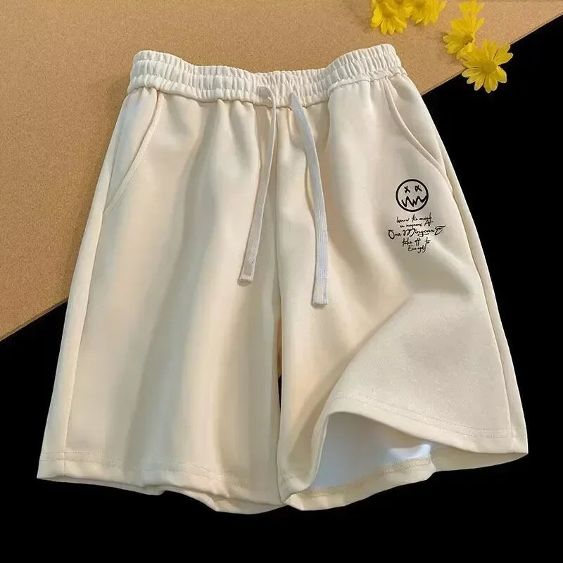 M-8XL Oversized Shorts Men Thin Casual Wide Leg Shorts
