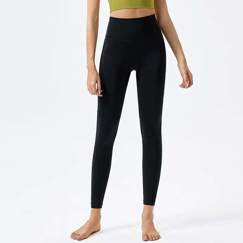 Sports Yoga Bottom Pants Women's High Waisted Hip Lifting Leggings