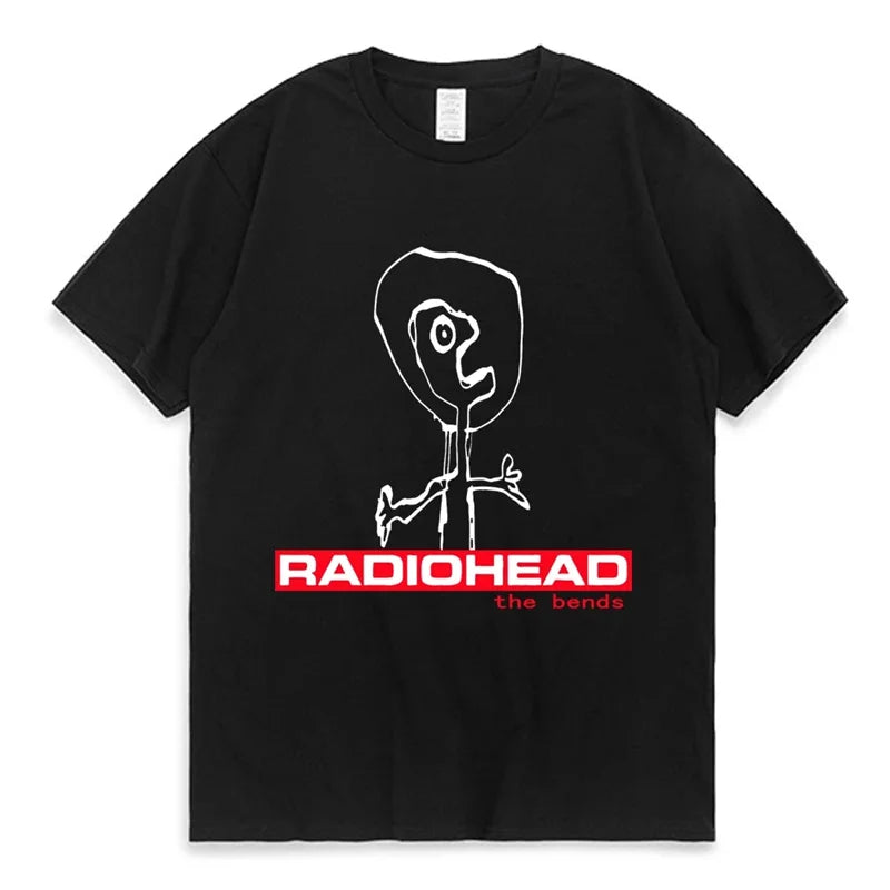 Radiohead T Shirt Men Vintage Classic Tees