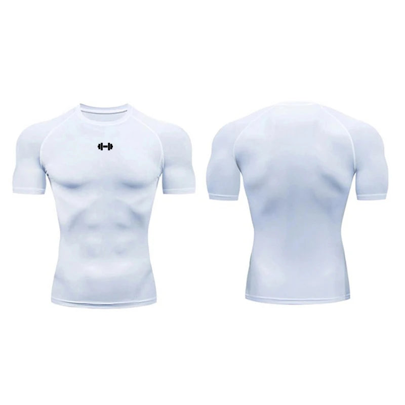 Compression T Shirt Men Summer Sportswear Running T-shirt