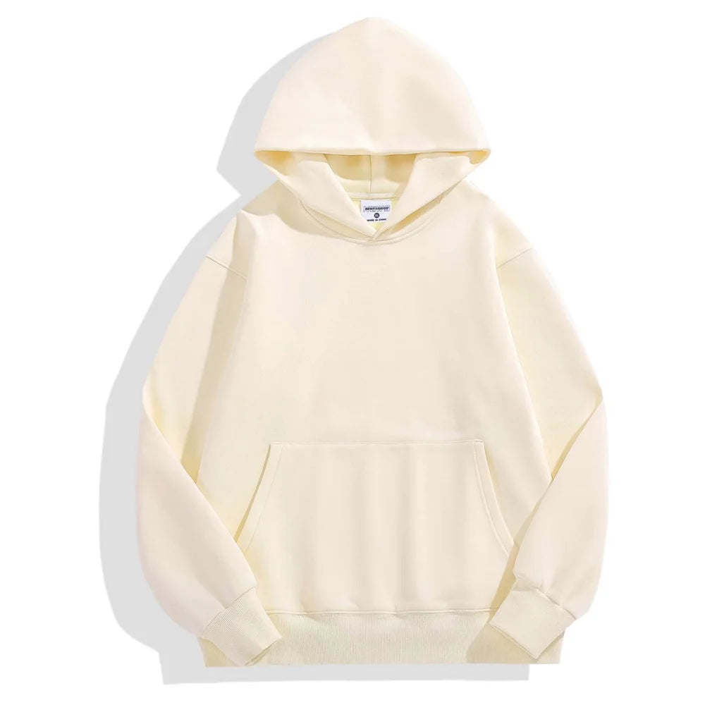 Plus Velvet Hooded Sweater
