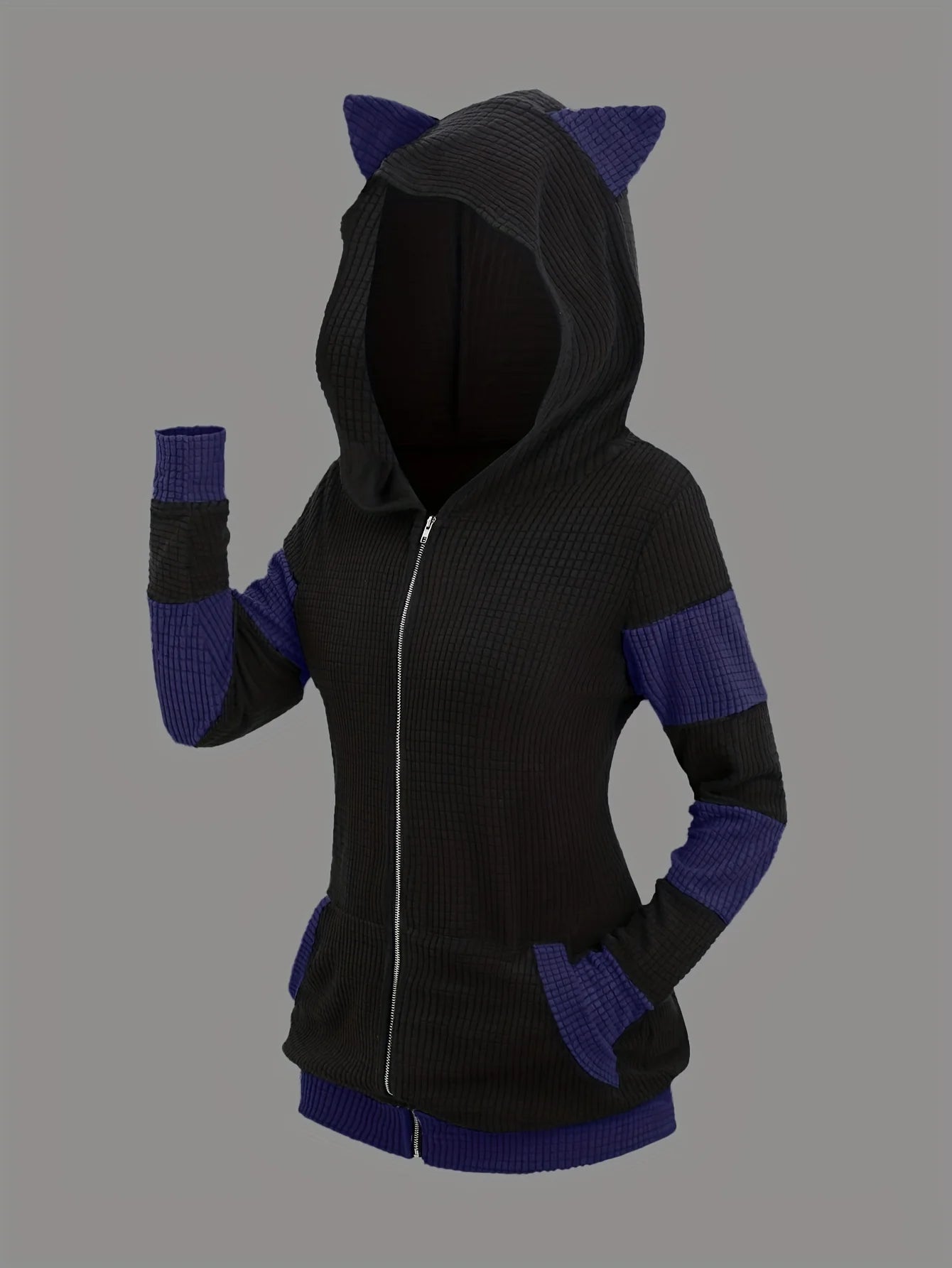 European and American fashion hoodie women's new thick cat ears