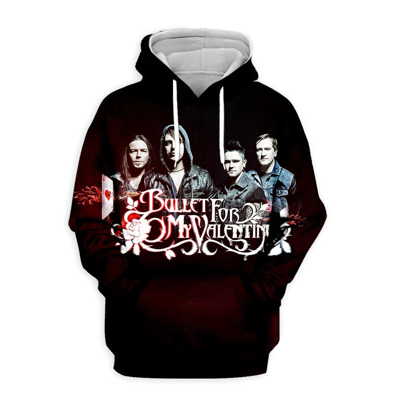 Bullet For My Valentine Rock Band Hoodies
