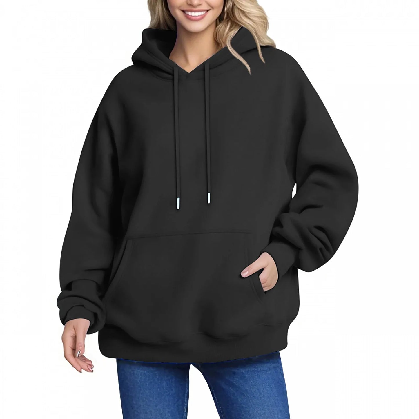 Plain Fleece Hoodies Unisex Wholesale Fashion Pullover Hoodies