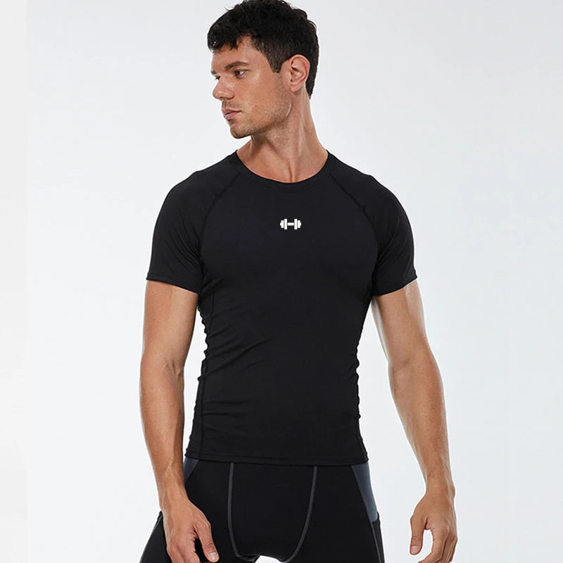 Compression T Shirt Men Summer Sportswear Running T-shirt
