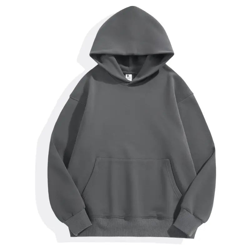 Plus Velvet Hooded Sweater