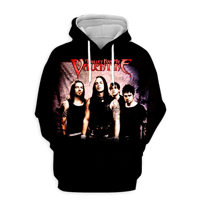 Bullet For My Valentine Rock Band Hoodies