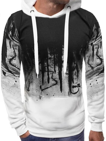 Spot Low Price Clearance Men's Burst Large Size Hoodie