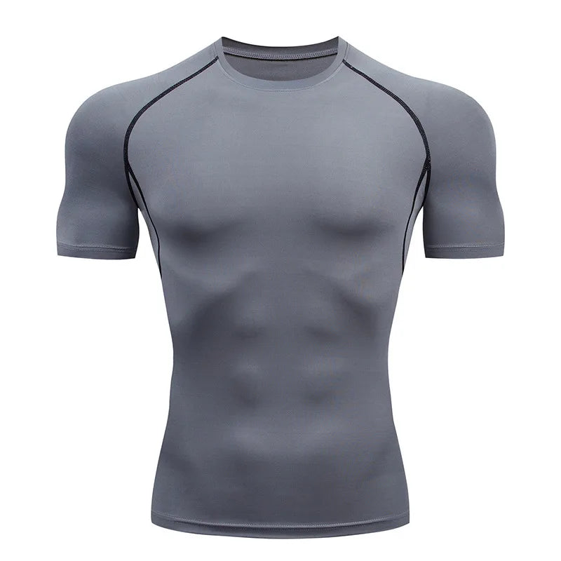 Men Compression Running T Shirt