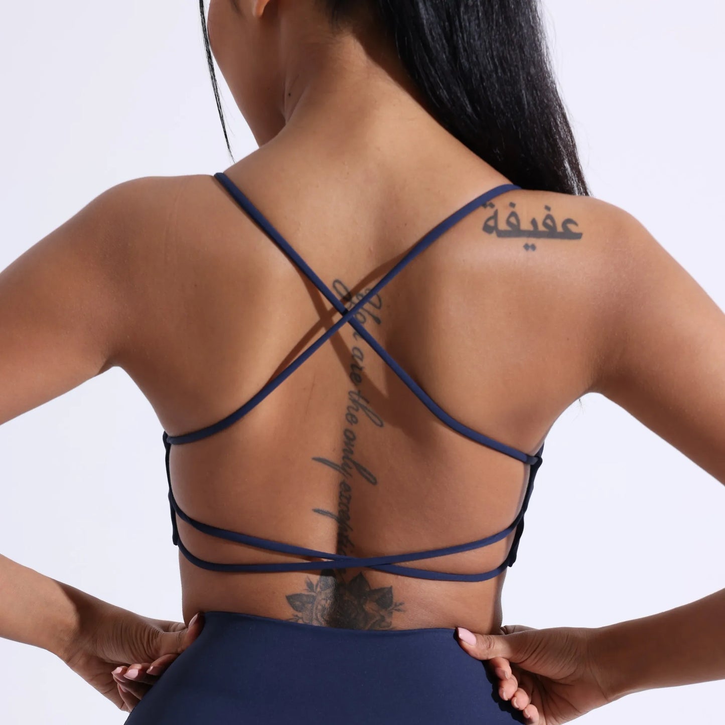 Cross Back Straps Fitness Bra