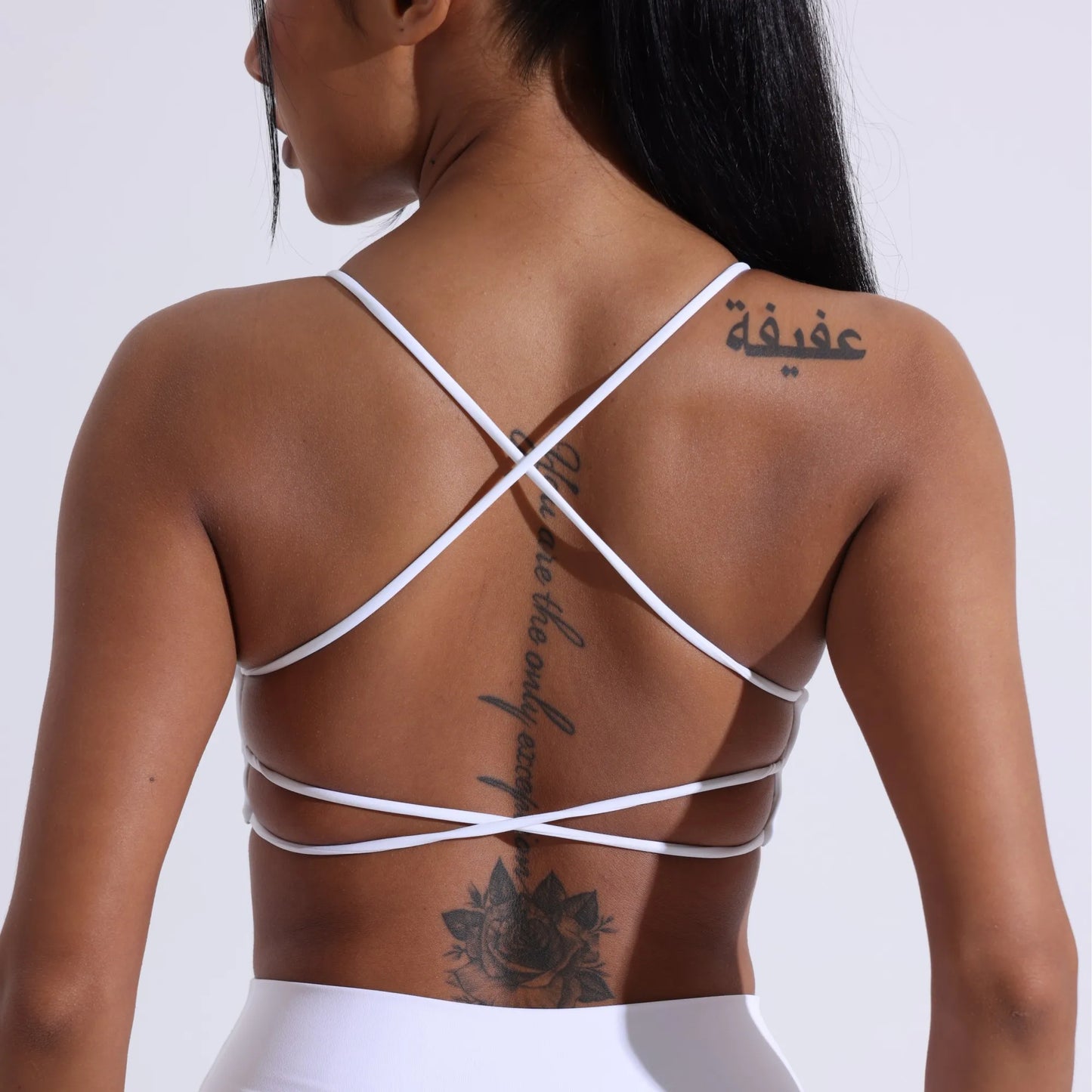 Cross Back Straps Fitness Bra