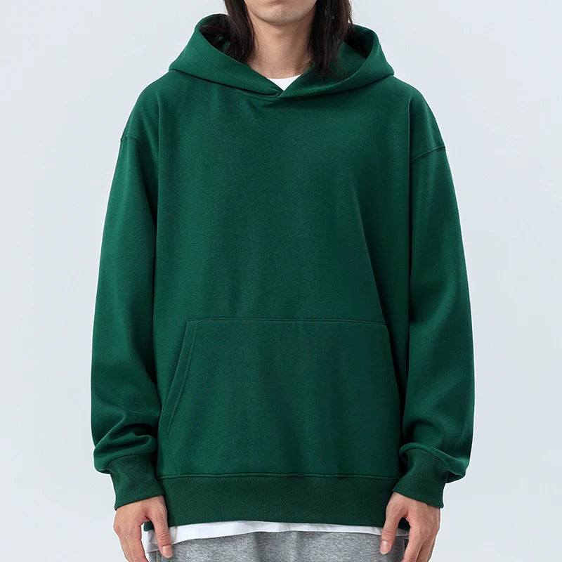 Plus Velvet Hooded Sweater