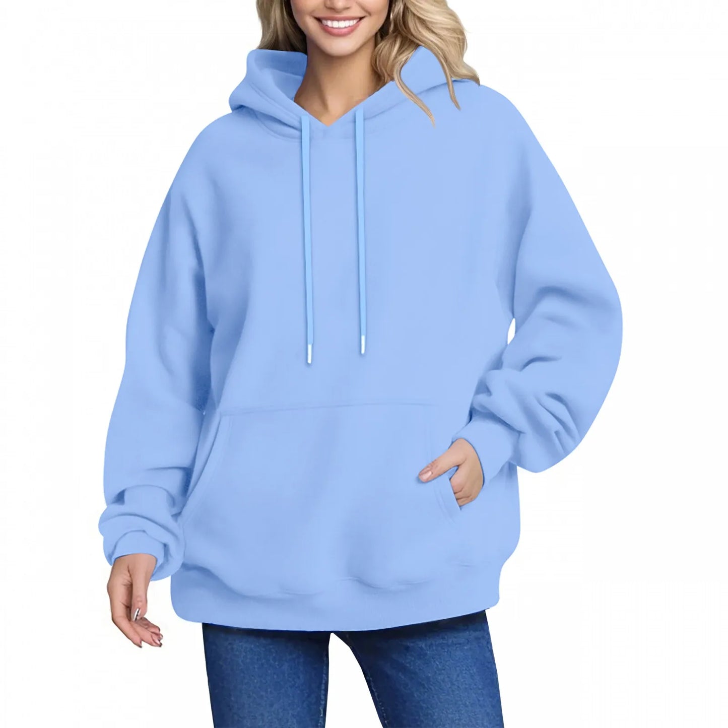 Plain Fleece Hoodies Unisex Wholesale Fashion Pullover Hoodies