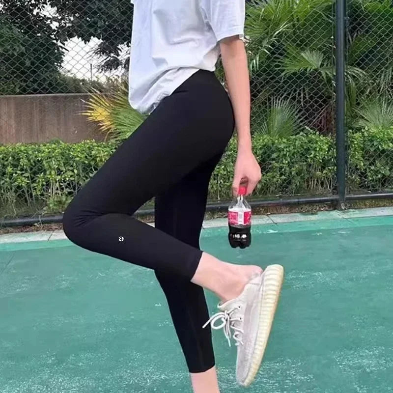 Sports Yoga Bottom Pants Women's High Waisted Hip Lifting Leggings