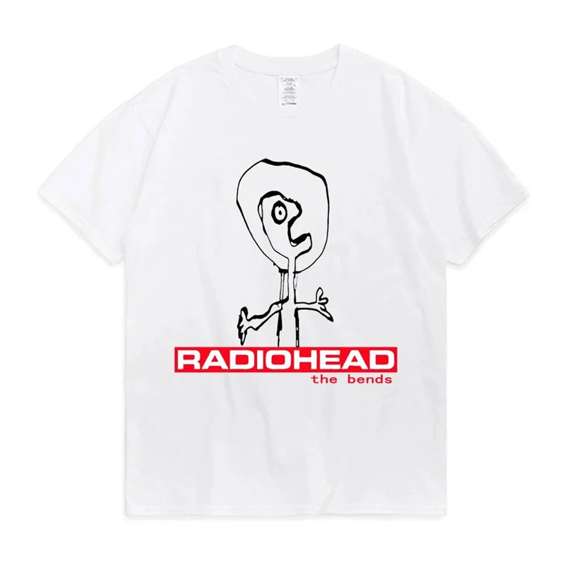 Radiohead T Shirt Men Vintage Classic Tees