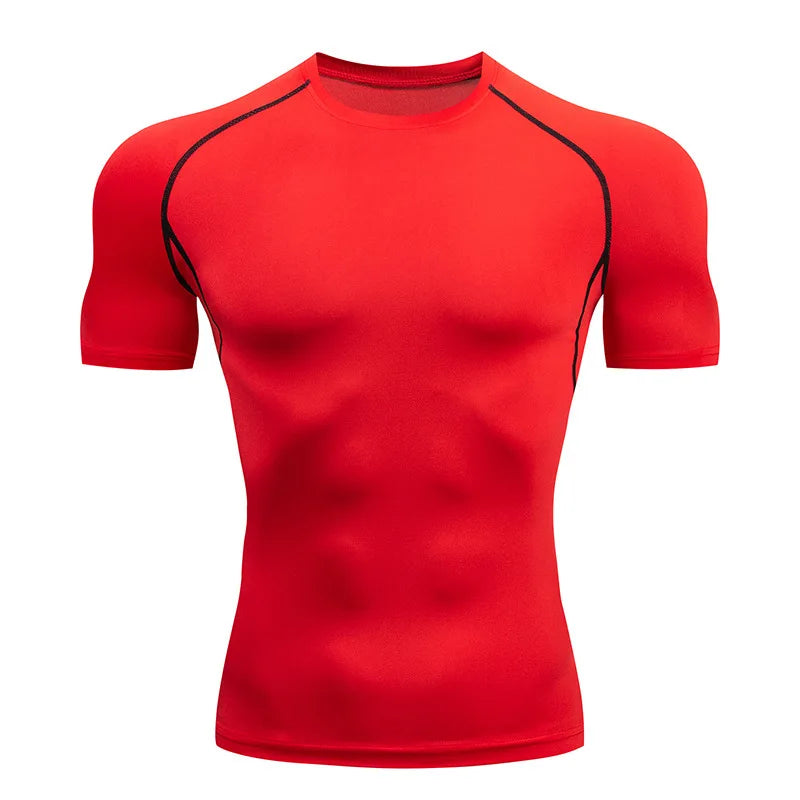 Men Compression Running T Shirt