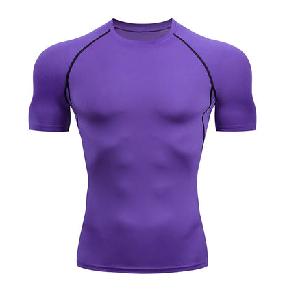 Men Compression Running T Shirt