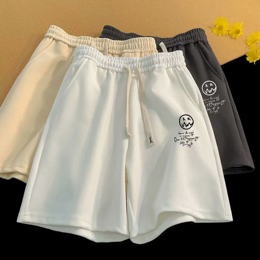 M-8XL Oversized Shorts Men Thin Casual Wide Leg Shorts