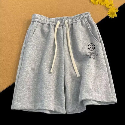M-8XL Oversized Shorts Men Thin Casual Wide Leg Shorts