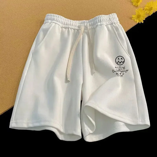 M-8XL Oversized Shorts Men Thin Casual Wide Leg Shorts
