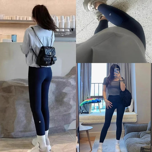 Sports Yoga Bottom Pants Women's High Waisted Hip Lifting Leggings