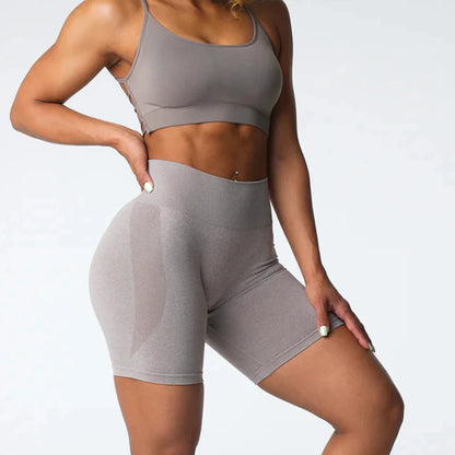 TKITK Seamless Shorts Women  Workout Shorts