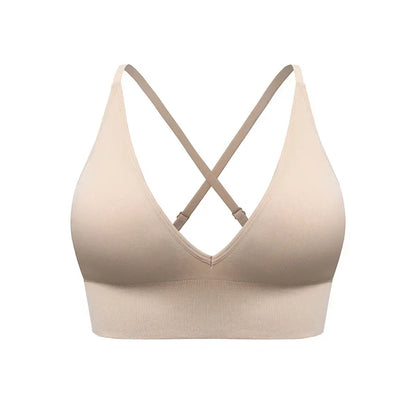 WANAYOU Adjustable Shoulder Straps Sports Bra