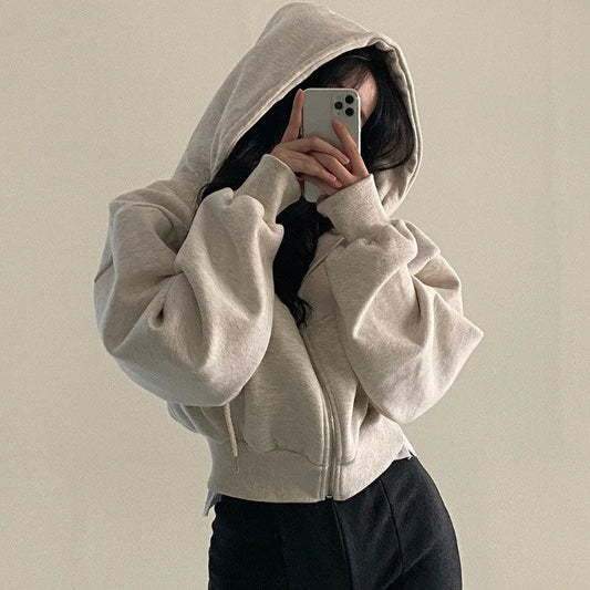 Harajuku Hood Zipper Jackets