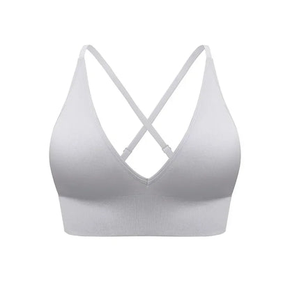 WANAYOU Adjustable Shoulder Straps Sports Bra